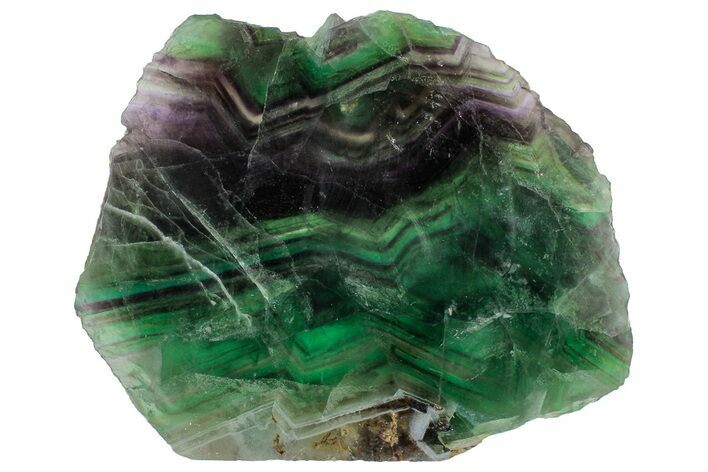 Colorful, Polished Fluorite Slab - China #297625
